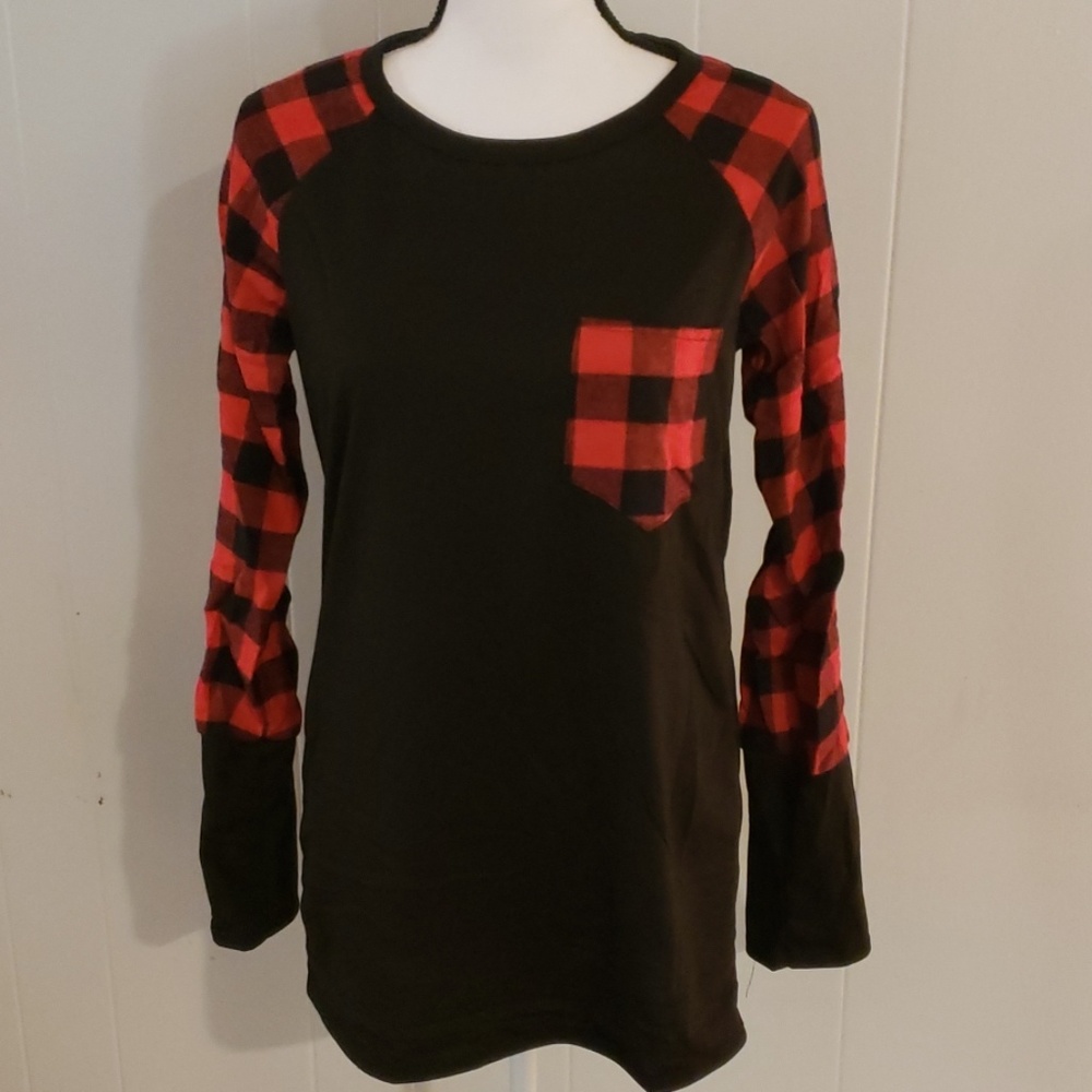 Buffalo Plaid Raglan